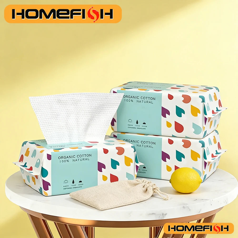 Soft Disposable Cotton Face Towels