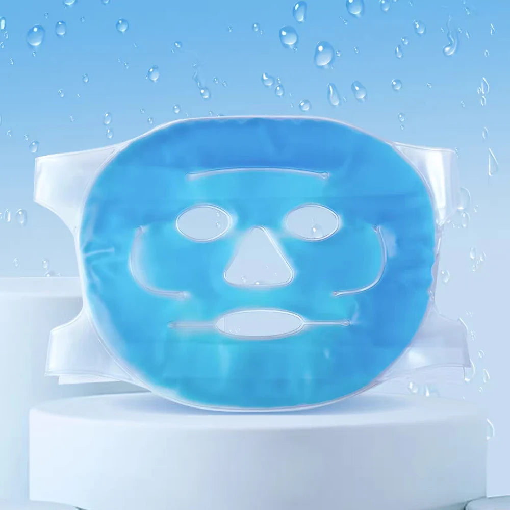 Face & Eye Cooling Gel Mask — Hot & Cold Therapy