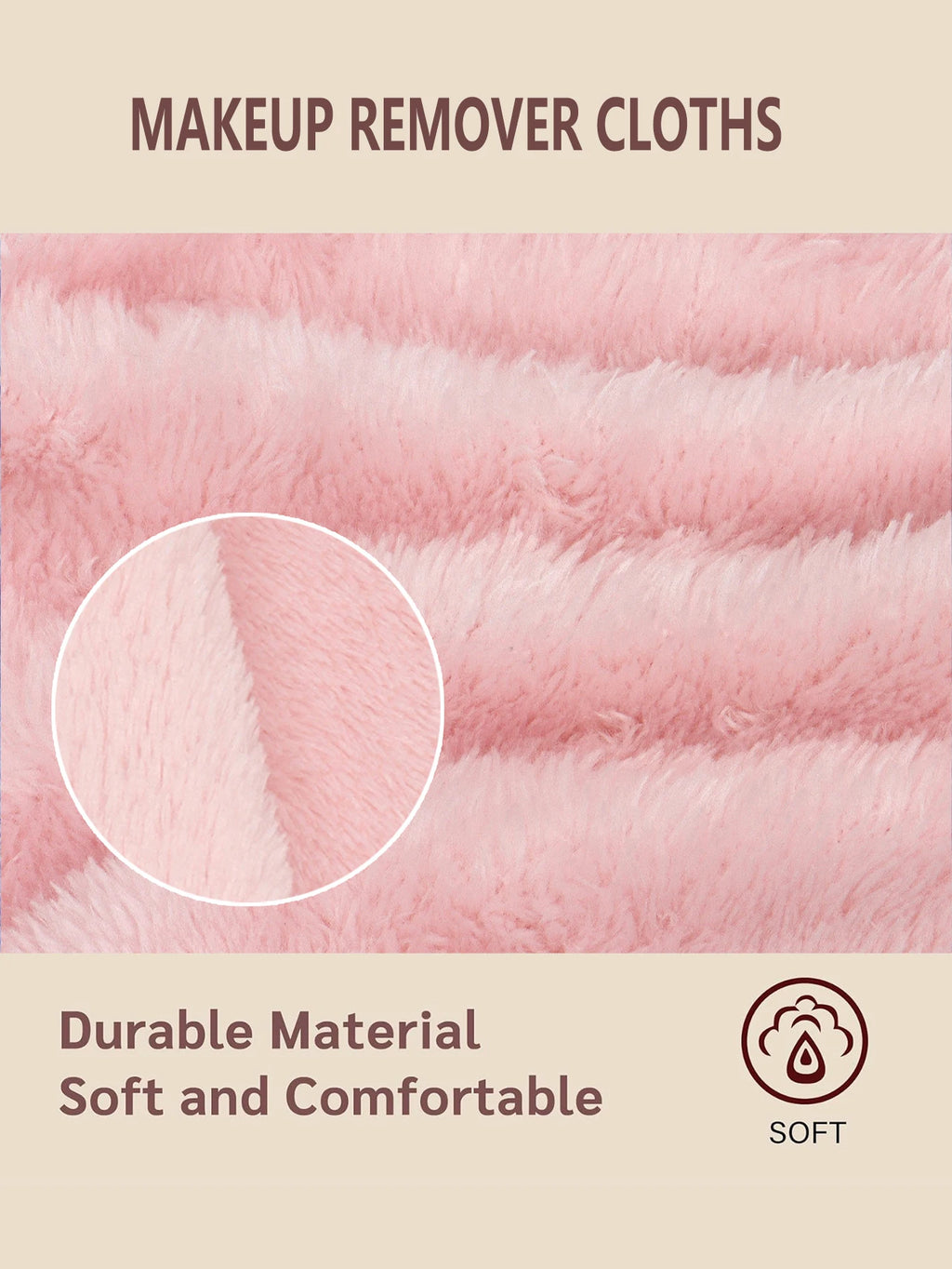 Reusable Microfiber Makeup Remover Cloths