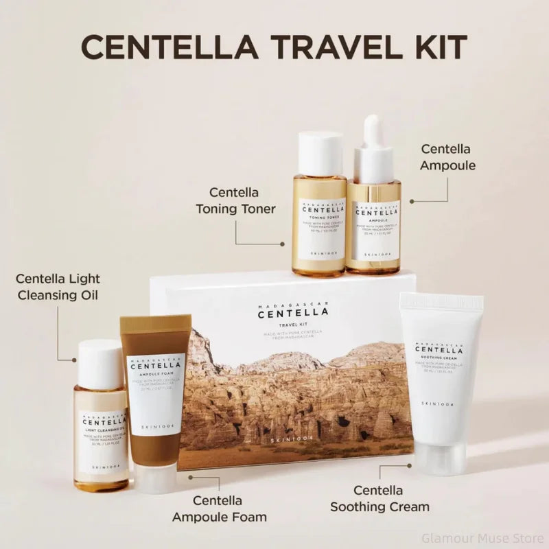 Korean Centella Asiatica Travel Skincare Kit