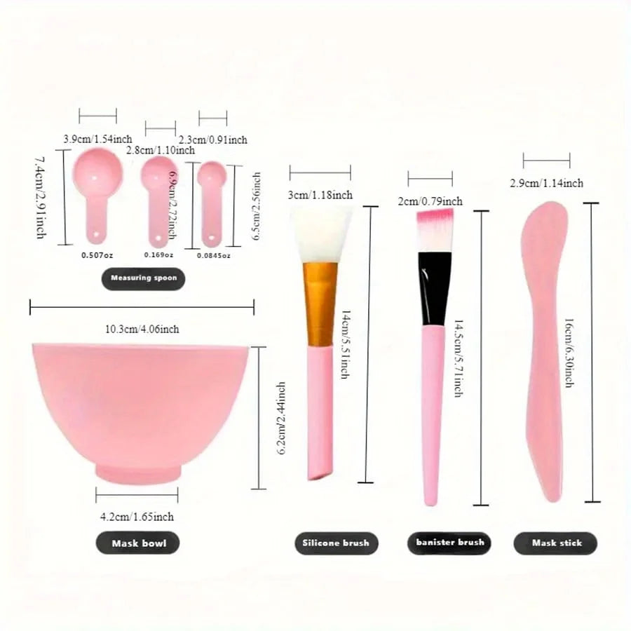 DIY Face Mask Mixing Tools Set