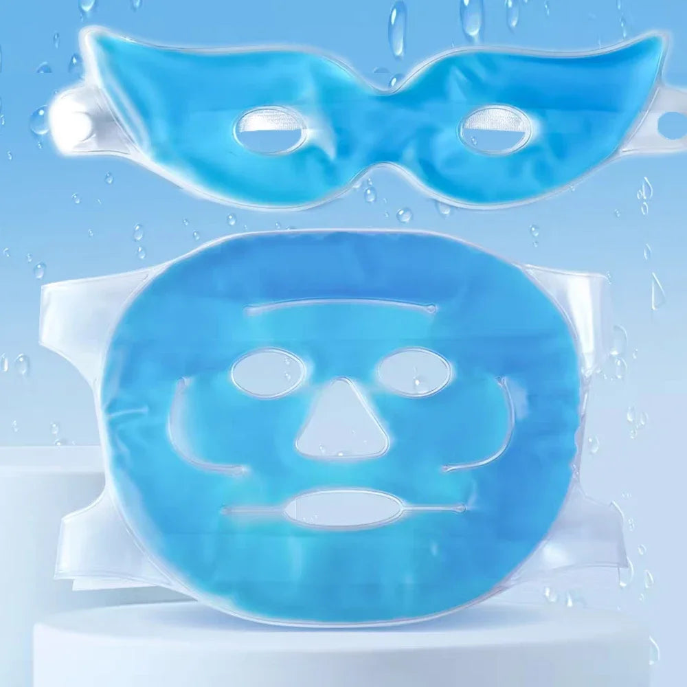 Face & Eye Cooling Gel Mask — Hot & Cold Therapy
