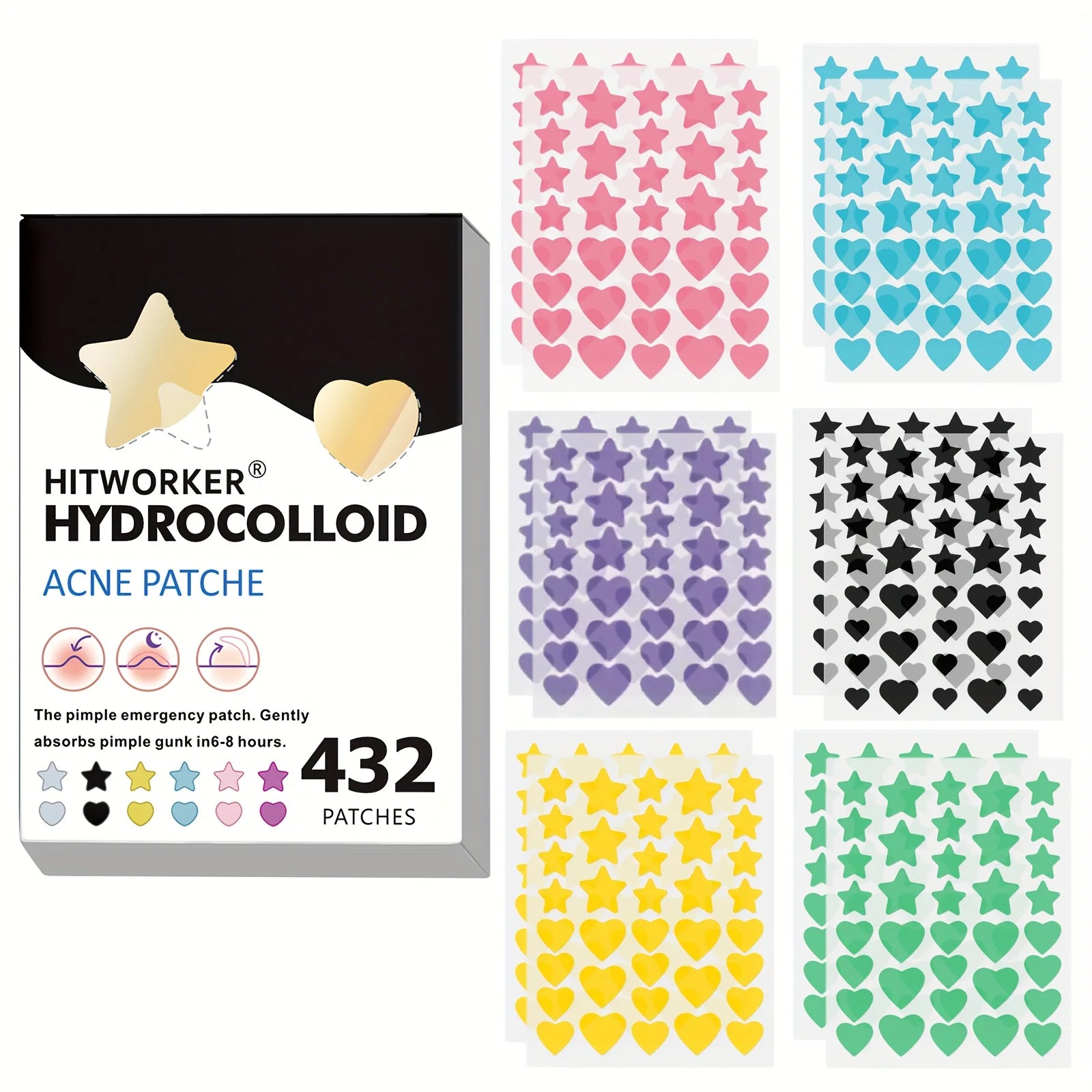 Star Pimple Patches 432 Pack