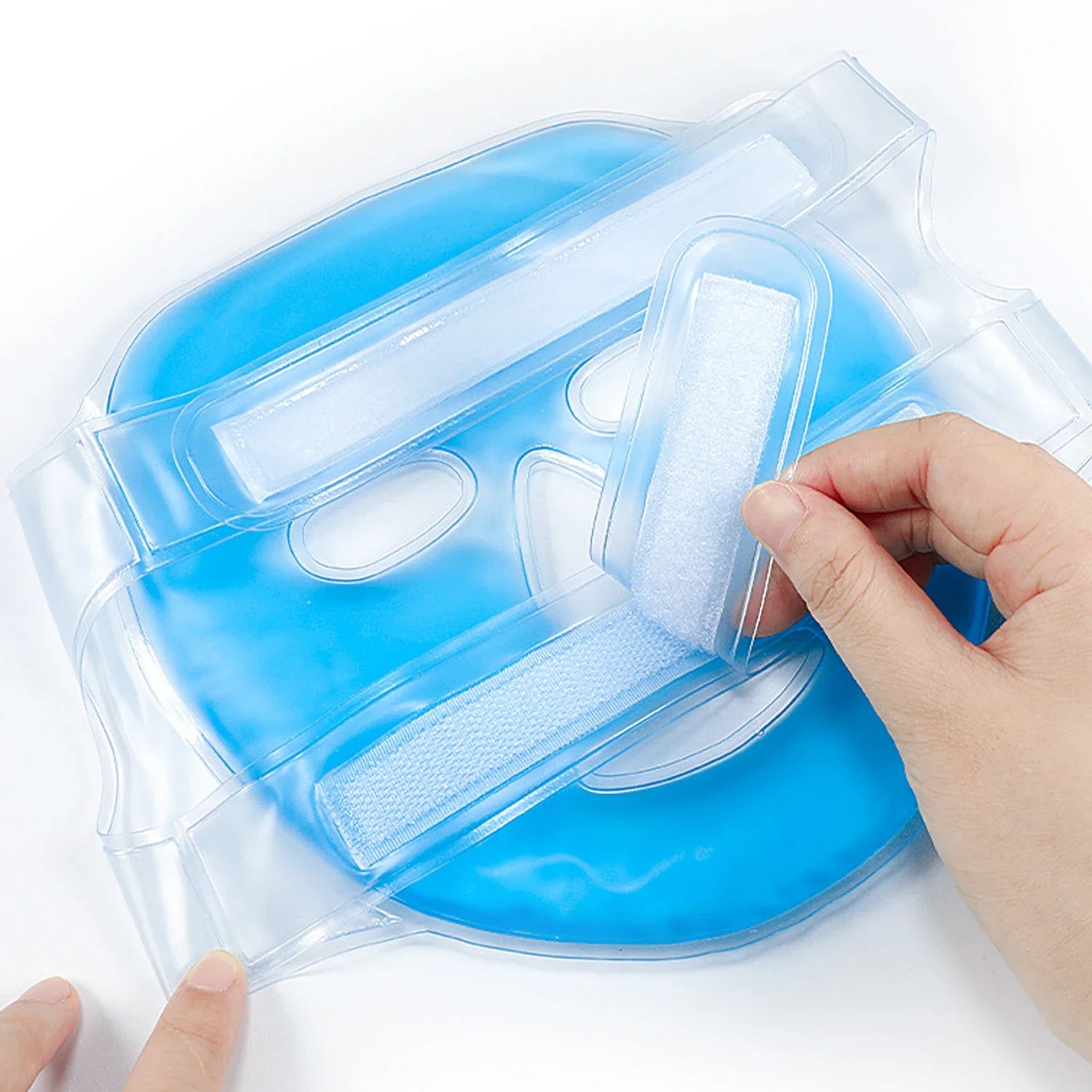 Face & Eye Cooling Gel Mask — Hot & Cold Therapy