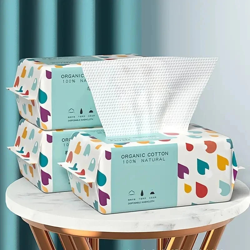 Soft Disposable Cotton Face Towels